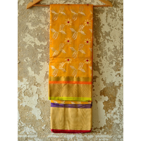 Setyawati ~ Handwoven Chanderi Saree { 33 }