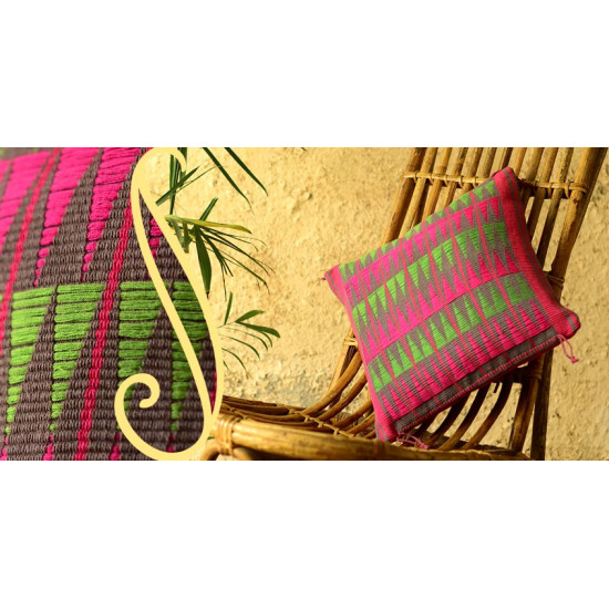 Chizami weaves: Cushion cover (12X12) ~ 10