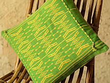 Chizami weaves: Cushion cover (12X12) ~ 11