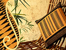 Chizami weaves: Cushion cover (12X12) ~ 14