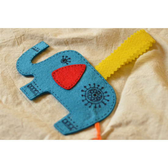 Cherubic ❄ Felt Luggage Tag ❄ 6