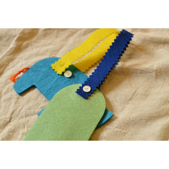 Cherubic ❄ Felt Luggage Tag ❄ 6