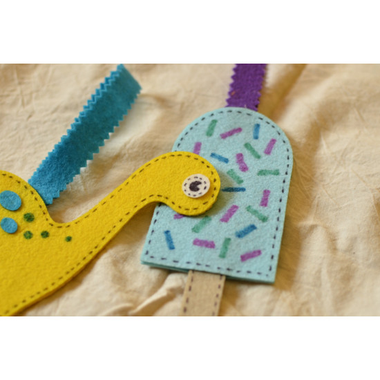 Cherubic ❄ Felt Luggage Tag ❄ 7