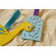 Cherubic ❄ Felt Luggage Tag ❄ 7