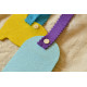 Cherubic ❄ Felt Luggage Tag ❄ 7