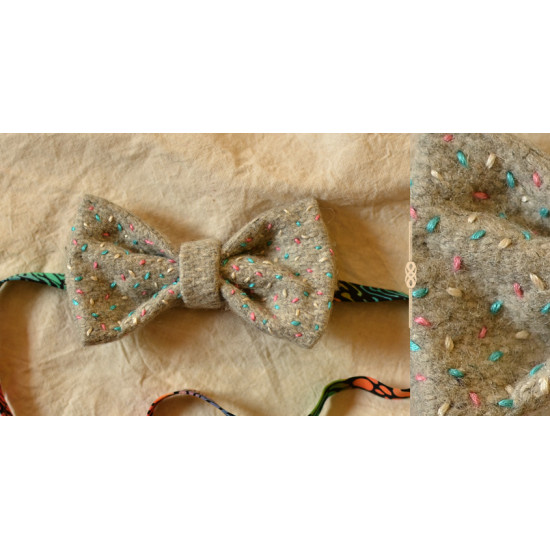 Cherubic ❄ Felt Sprinkle Bow Tie ❄ 10