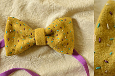 Cherubic ❄ Felt Sprinkle Bow Tie ❄ 11