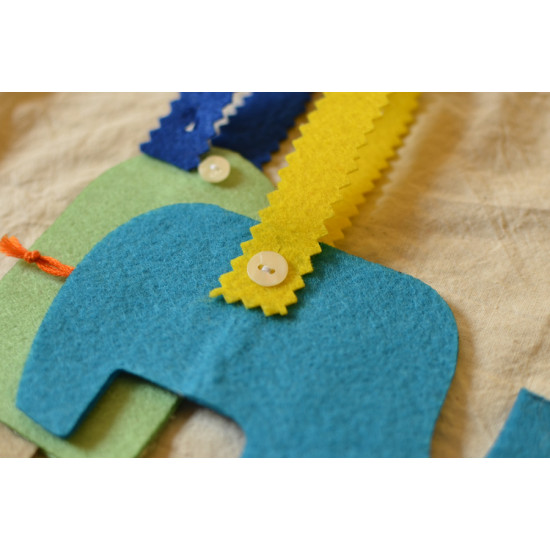 Cherubic ❄ Felt Luggage Tag ❄ 14