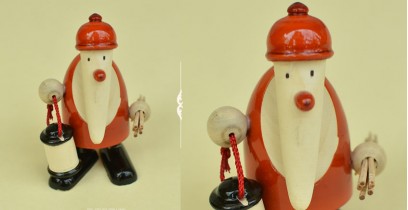 Etikoppaka ⛄ Santa Claus - Toothpick Holder