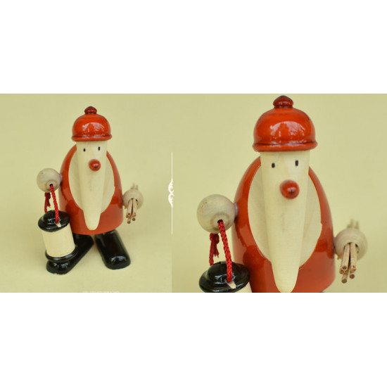 Etikoppaka ⛄ Santa Claus - toothpick holder