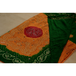 Village Trail { Bandhani * Gajji Silk } J