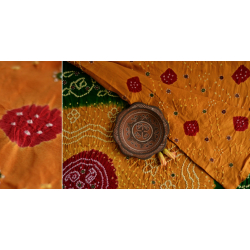 Village Trail { Bandhani * Gajji Silk } J