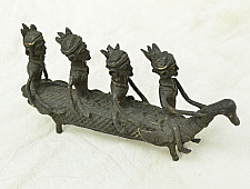 Ormolu ✺ Dhokra Men on Mythical Bird { 1 }