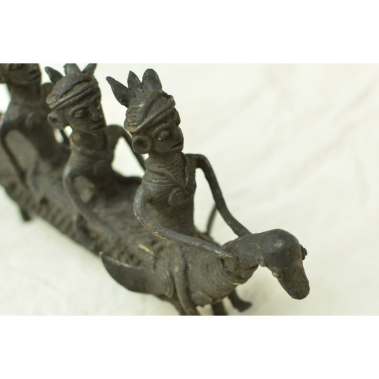 Ormolu ✺ Dhokra Men on Mythical Bird { 1 }