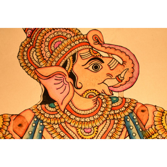 shop leather puppet - ganesh