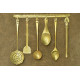 shop Handcrafted Brass Kitchen set { Six piece set }