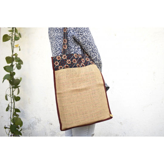 Getting carried away ~ Handmade Jute bag ~ 1