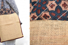 Getting carried away ~ Handmade Jute bag ~ 1