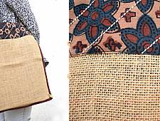 Getting carried away ~ Handmade Jute bag ~ 1