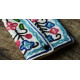 Aari-work Kashmir ~ Hand clutches (blue chain)