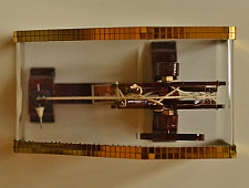 Swavalamban ~ Charkha { Brown . 11.5cm }