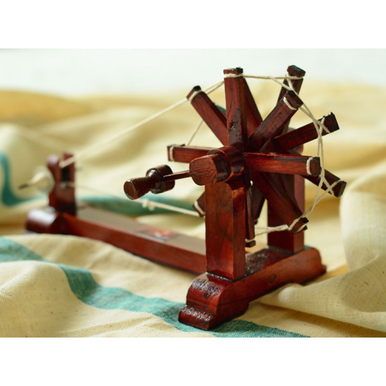 Swavalamban ~ Charkha { Brown . 25cm }