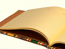 Mashru Striped~ruled yellow pages