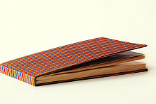 Mashru Striped ~ plain yellow pages Diary