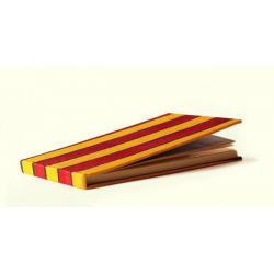 Mashru Striped (Red-Yellow) ~plain yellow pages Diary