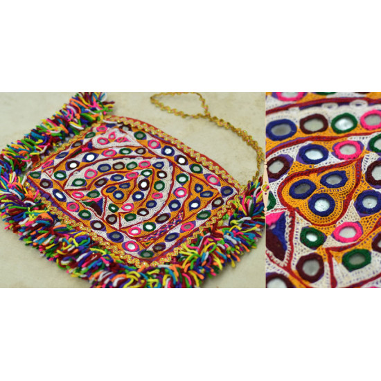 Pieces of Sindh ❂ Hand Embroidered Bag ❂ 92