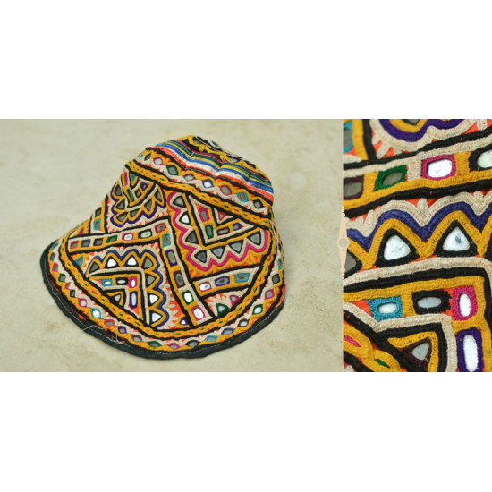 Pieces of Sindh ❂ Hand Embroidered Cap ❂ 94