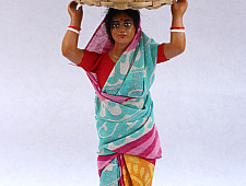 गुड़ियावाला ❤ Clay Dolls ❤  Vegetable seller C