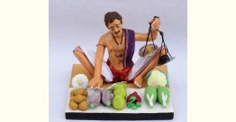 गुड़ियावाला ❤ Clay Dolls ❤  Vegetable seller