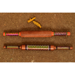 Kutch lacquer rolling pin ~ Belan