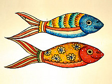 Timi ♣ Leather Puppets - Set of 4 - { 1 }