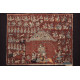 Sacred cloth of the Goddess - Durga Mata & Mahishasura ( 25 X 20 )