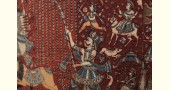 Sacred cloth of the Goddess - Durga Mata & Mahishasura ( 25 X 20 )