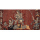 Sacred cloth of the Goddess - Durga Mata & Mahishasura ( 25 X 20 )