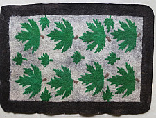Kashmiri Namda ~ Chinar leaves (3' X 2'3'')