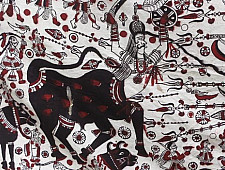 Sacred cloth of the Goddess ~ Maha Shakti (177'' X 78'')