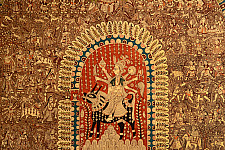 Sacred cloth of the Goddess- Maledi mata and Bahuchara mata ( 45"X57" )