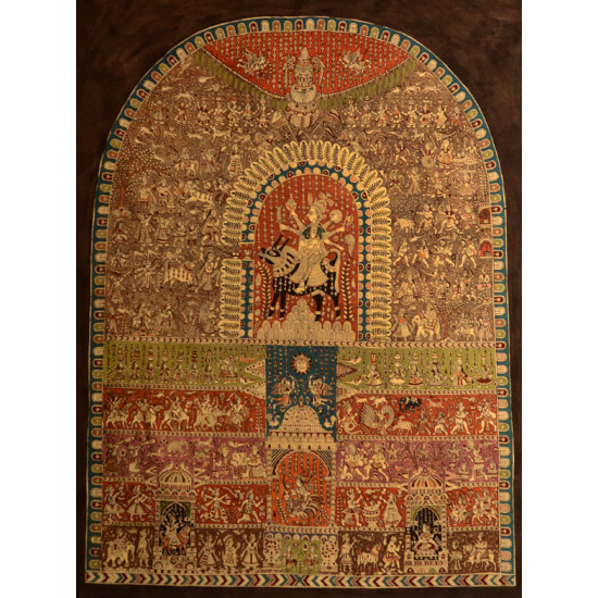 Sacred cloth of the Goddess- Maledi mata and Bahuchara mata ( 45X57 )