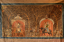 Sacred cloth of the Goddess- Vishat Mata & Ambe Mata ( 63"X40" )