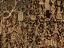 Sacred cloth of the Goddess- Bahuchara Mata ( 58"X42" )