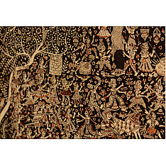 Sacred cloth of the Goddess- Bahuchara Mata ( 58"X42" )