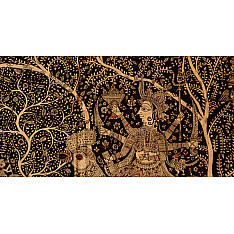 Sacred cloth of the Goddess- Bahuchara Mata ( 58"X42" )