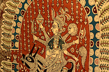 Sacred cloth of the Goddess- Maledi mata and Bahuchara mata ( 45"X57" )