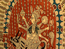 Sacred cloth of the Goddess- Maledi mata and Bahuchara mata ( 45"X57" )