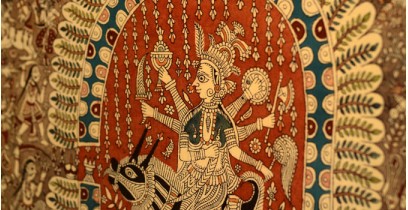 Sacred cloth of the Goddess- Maledi mata and Bahuchara mata ( 45"X57" )