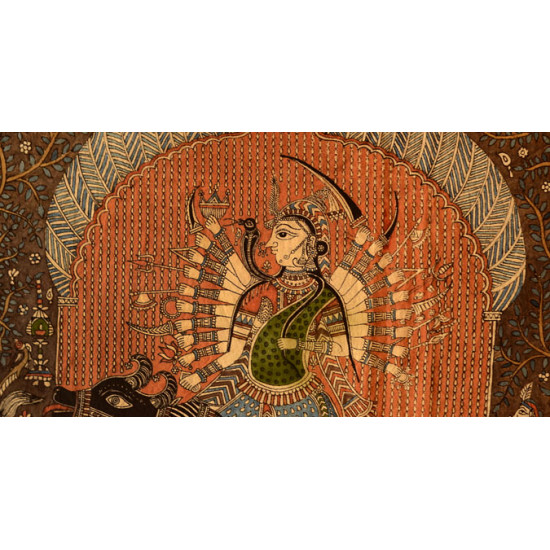 Sacred cloth of the Goddess- Vishat Mata & Ambe Mata ( 63X40 )